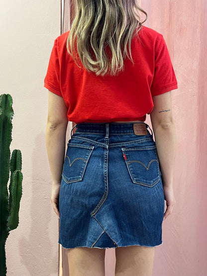 Gonna Levis lavaggio scuro - Lizzy Vintage