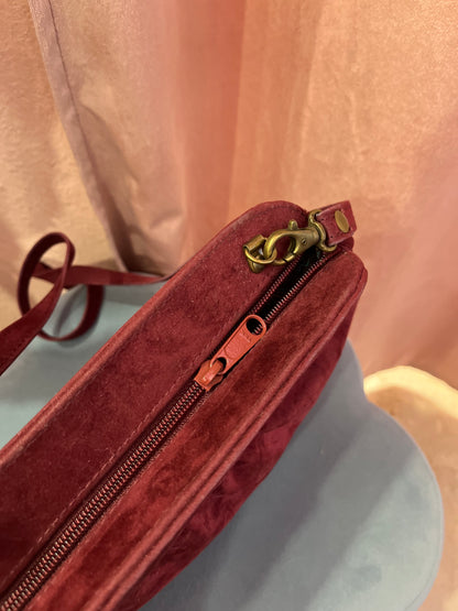 Maxi pochette bordeaux