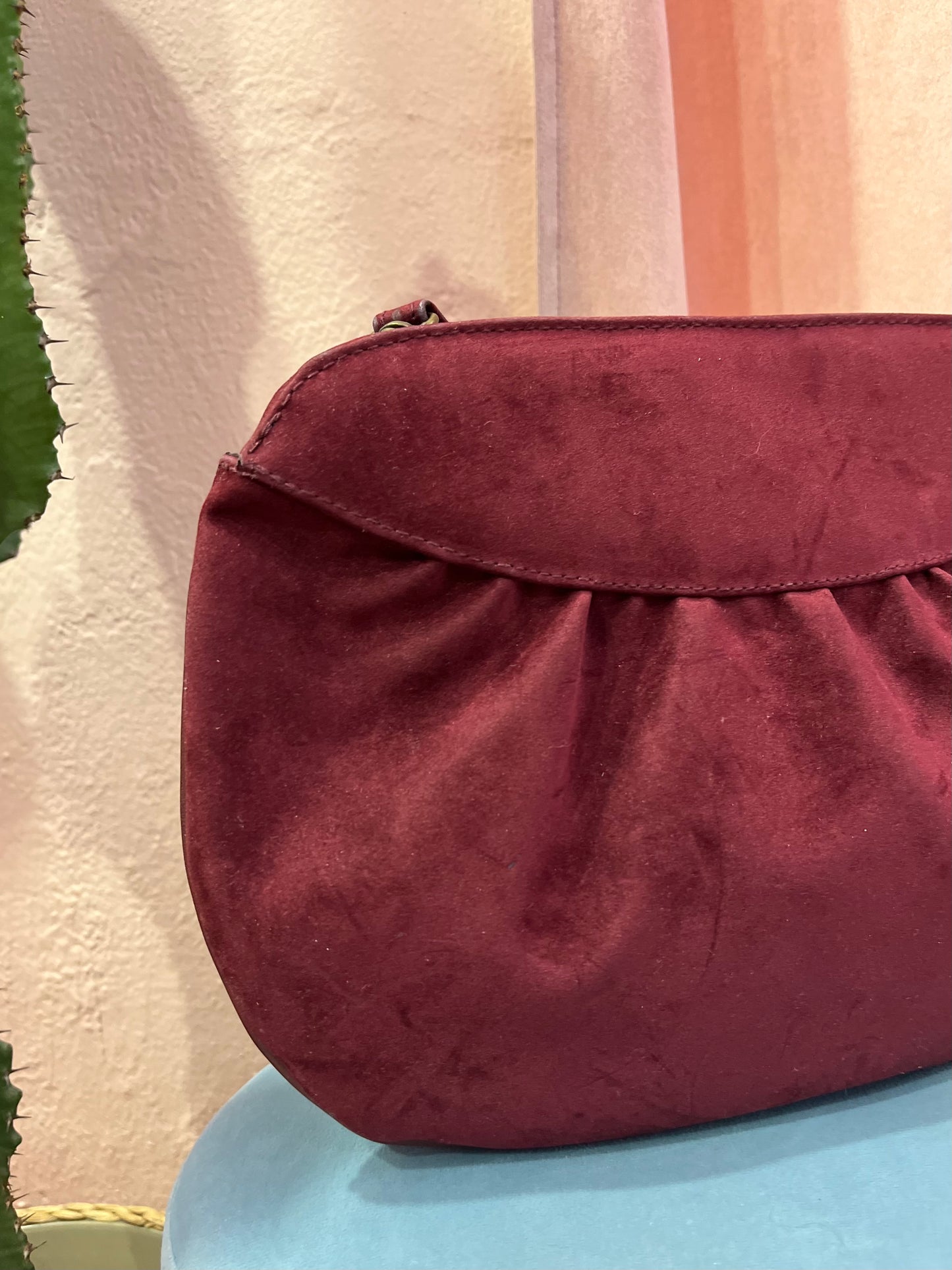 Maxi pochette bordeaux