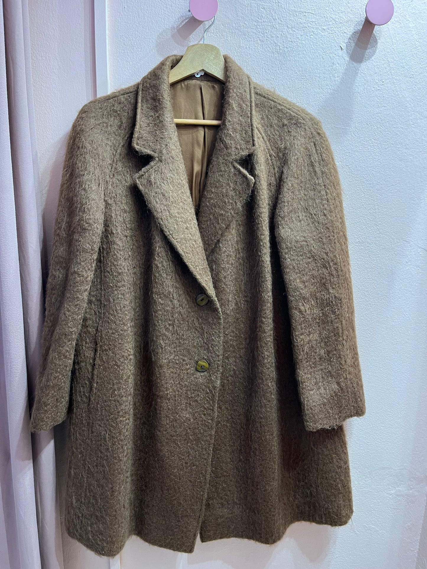 Cappotto marrone sartoriale in lana