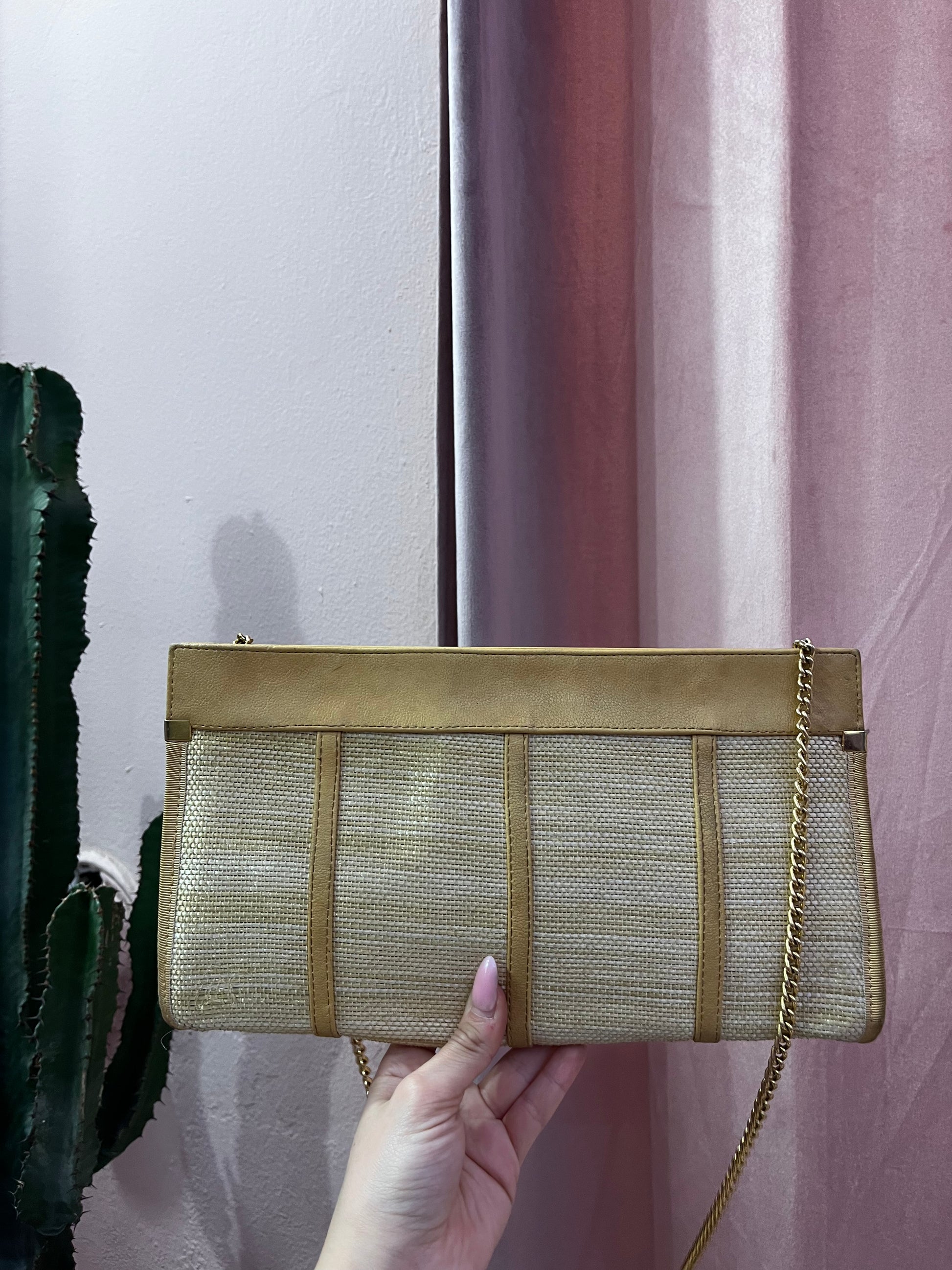 Pochette vintage in paglia - Lizzy Vintage