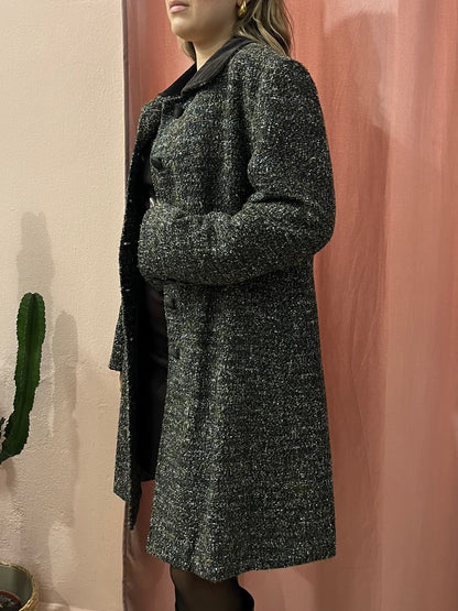 Cappotto sartoriale mélange in lana