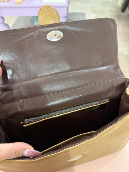 Borsa vintage in pelle a spalla