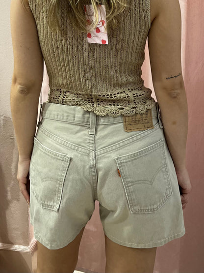 Shorts Levis vintage beige Orange tab