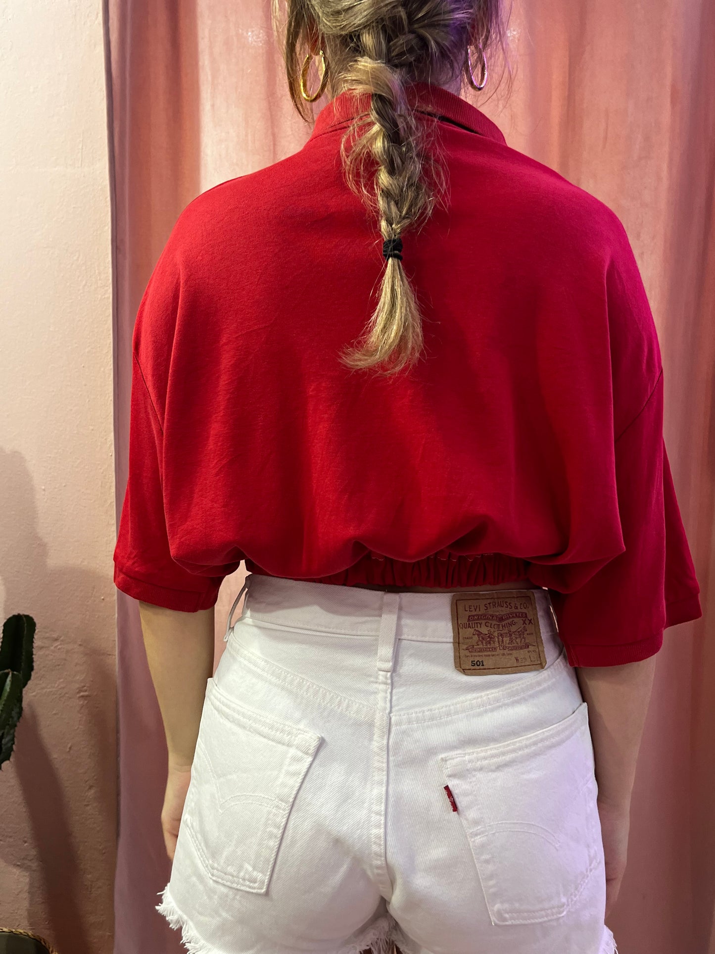 Crop top Ralph Lauren rosso