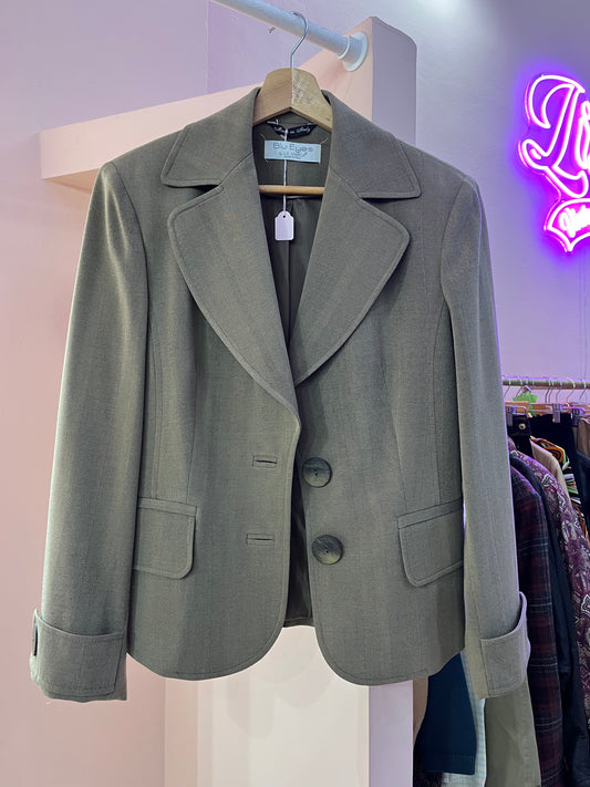 Blazer 2000 verdone con bottoni maxi - Lizzy Vintage