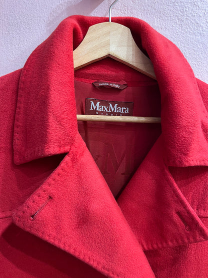 Cappotto Max Mara studio rosso