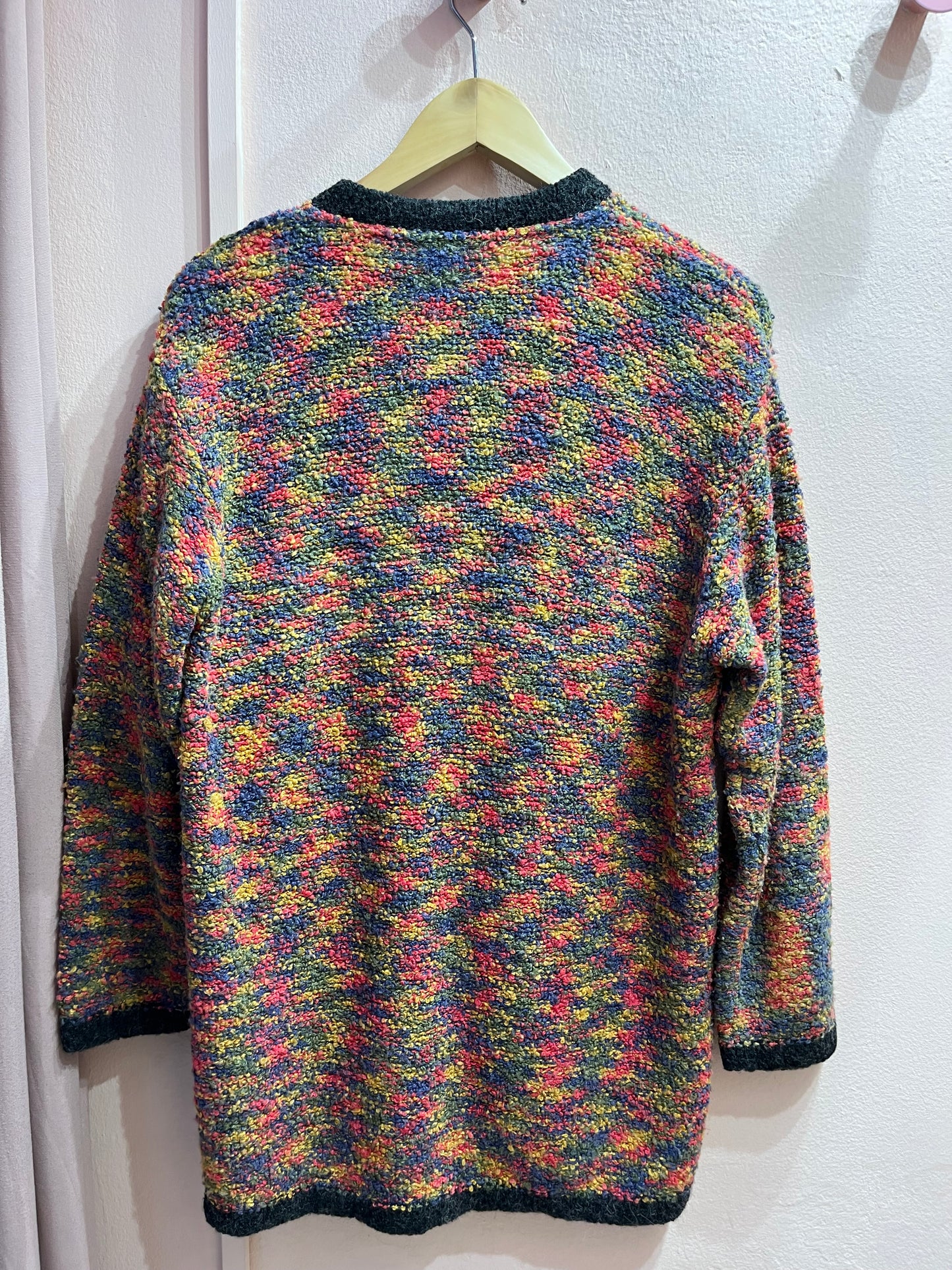 Maglione multicolor in lana