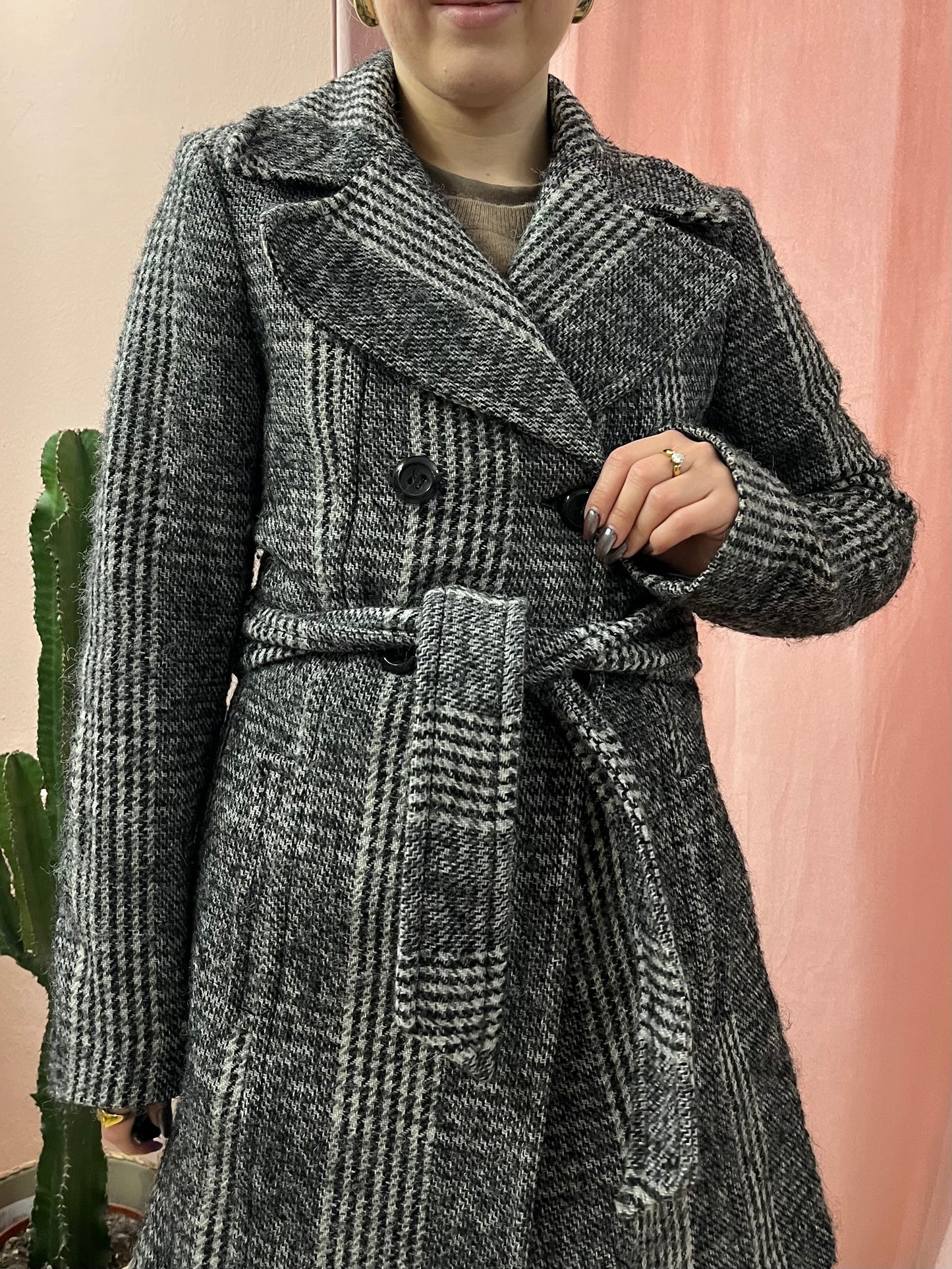 Cappotto Max&Co. principe di Galles grigio