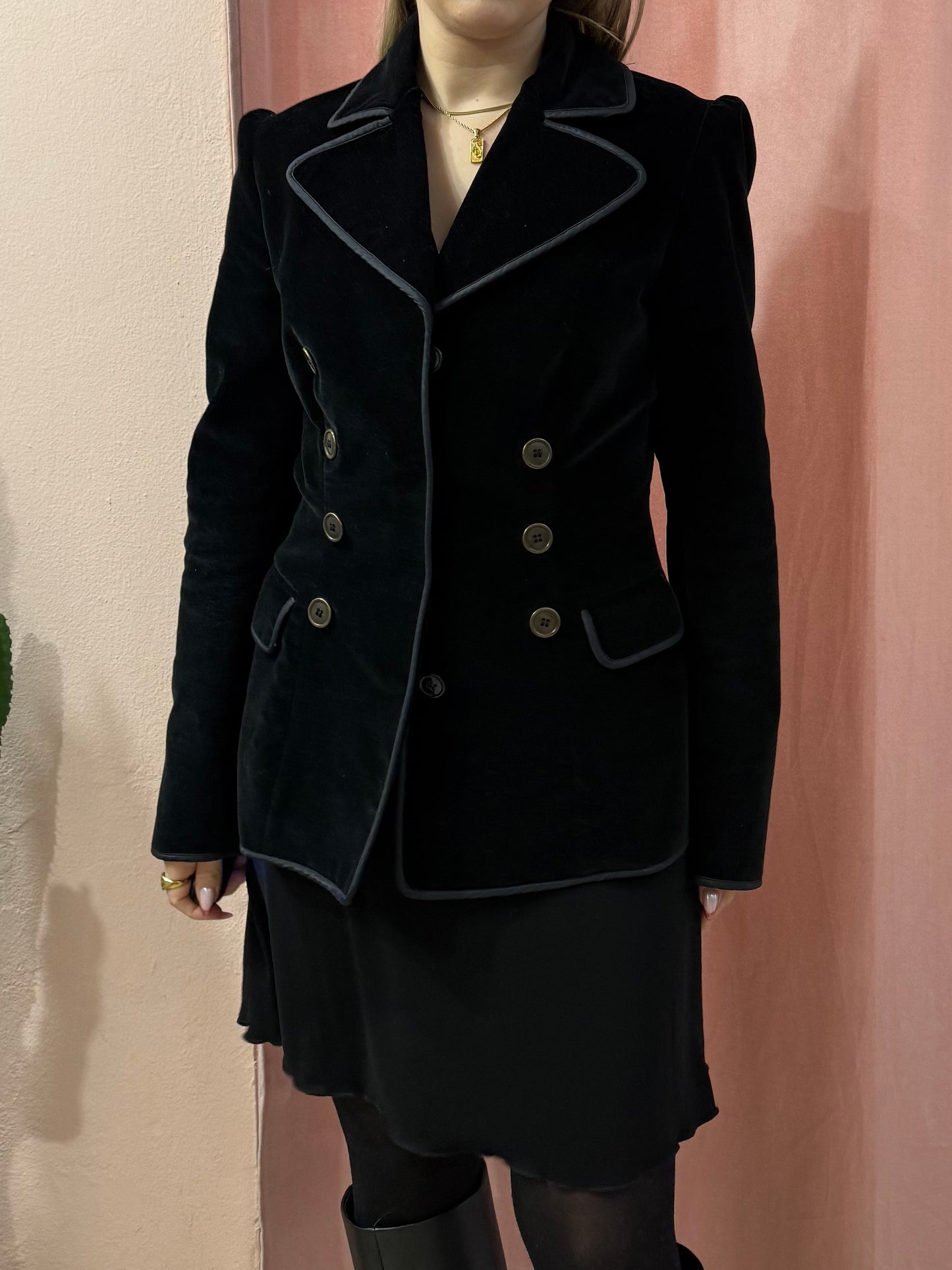 Blazer nero Blumarine