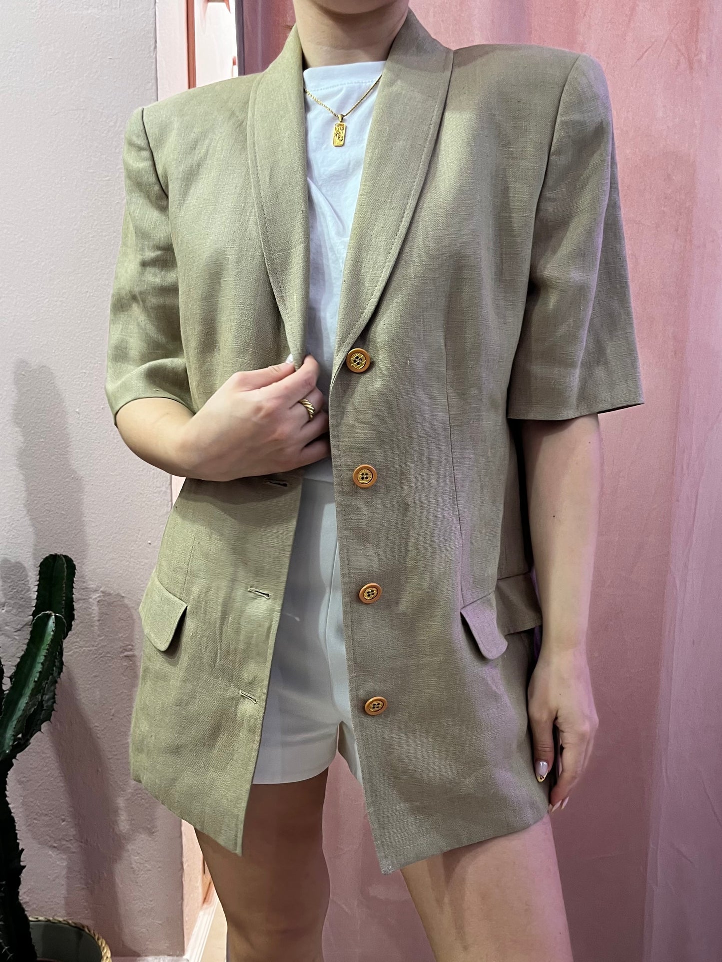 Blazer vintage Valentino in lino