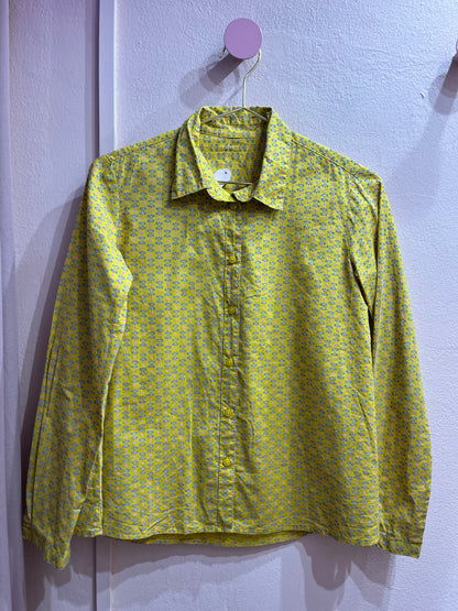 Camicia gialla in fantasia - Lizzy Vintage