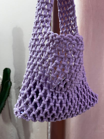 Borsa crochet glicine - Lizzy Vintage