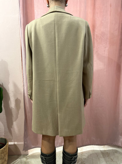 Cappotto leggero doppiopetto beige