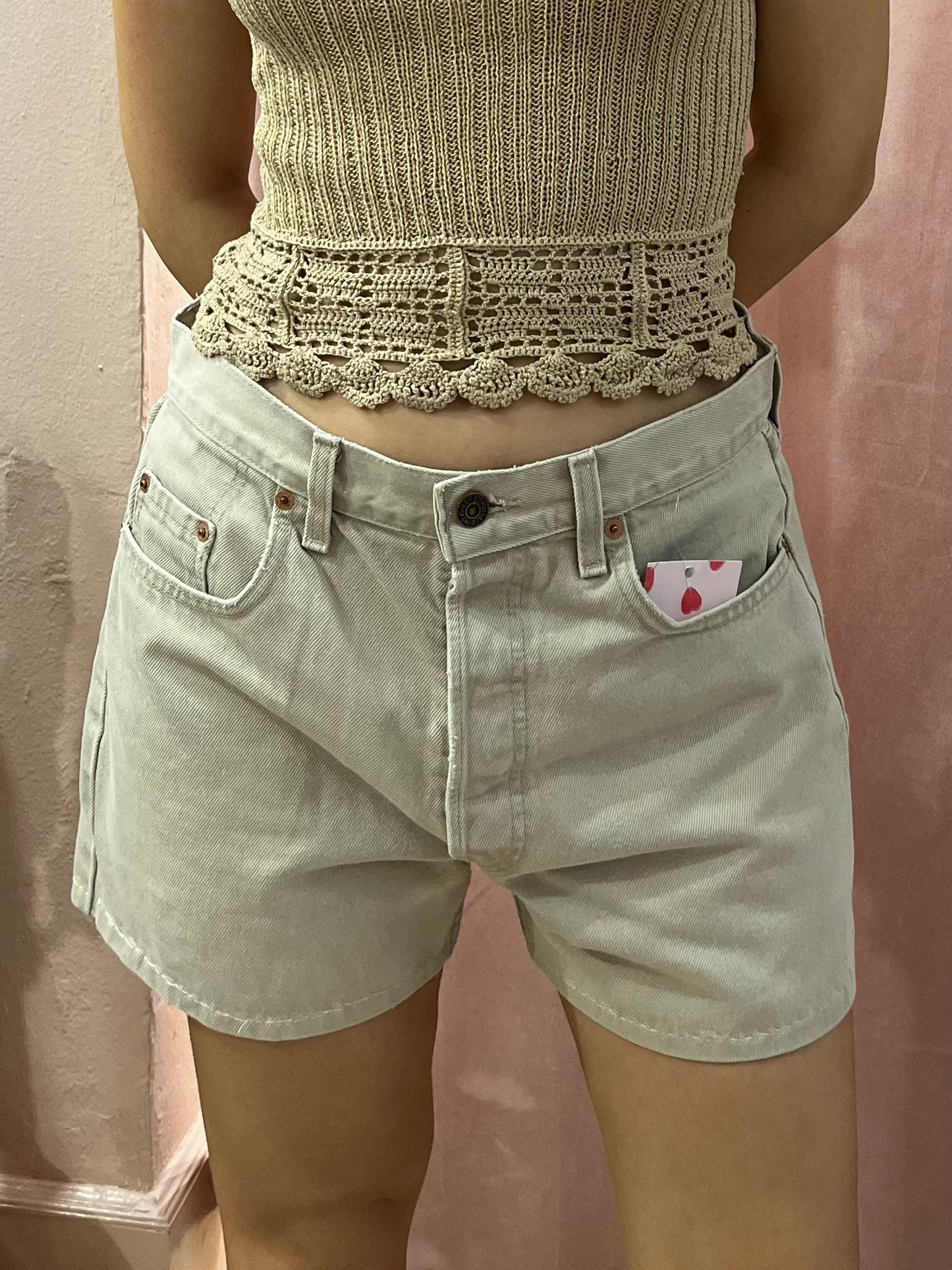 Shorts Levis vintage beige Orange tab