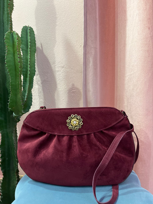 Maxi pochette bordeaux