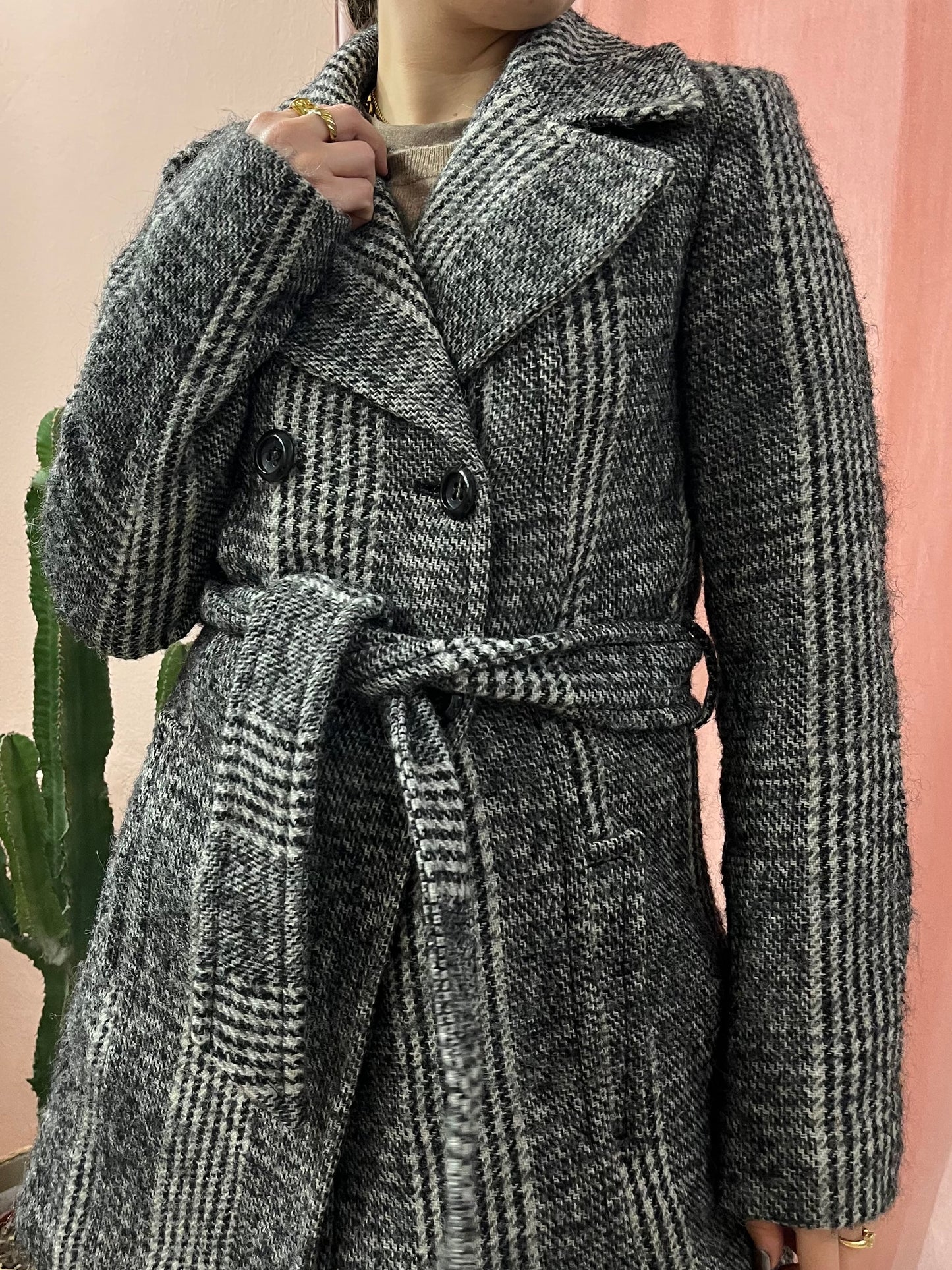 Cappotto Max&Co. principe di Galles grigio