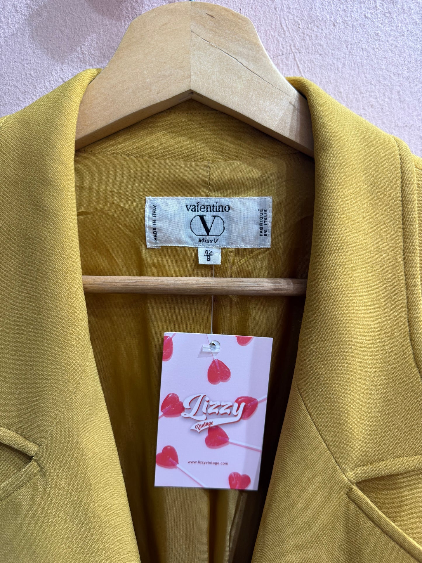 Blazer vintage Valentino ocra