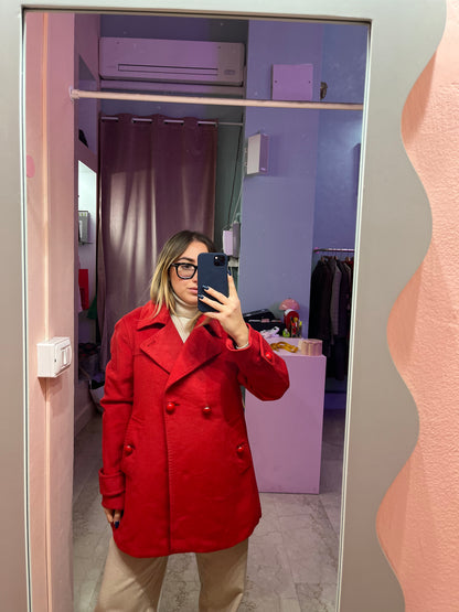 Cappotto Max Mara studio rosso