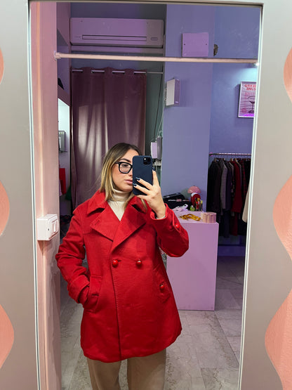 Cappotto Max Mara studio rosso