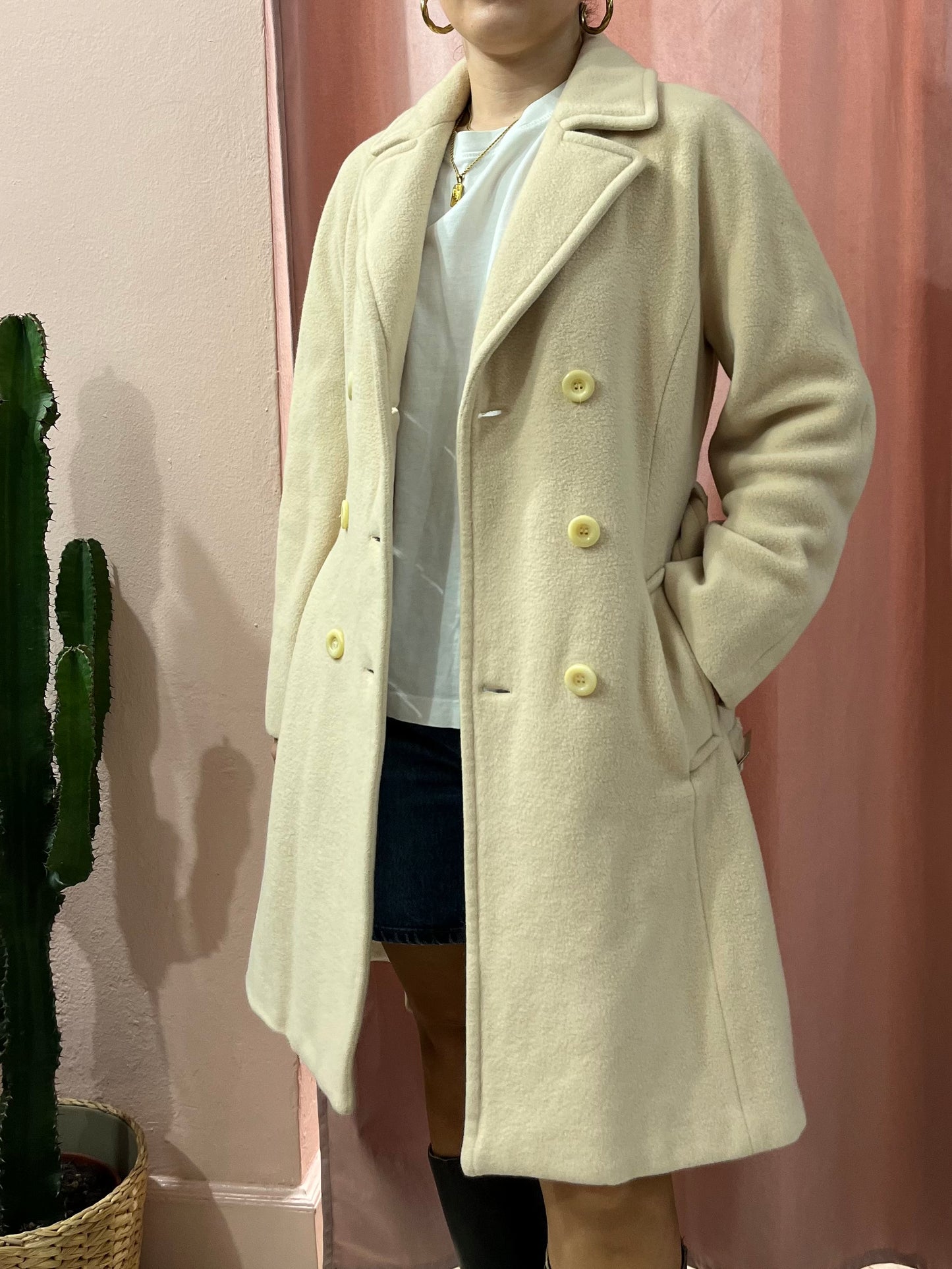 Cappotto crema Max&Co