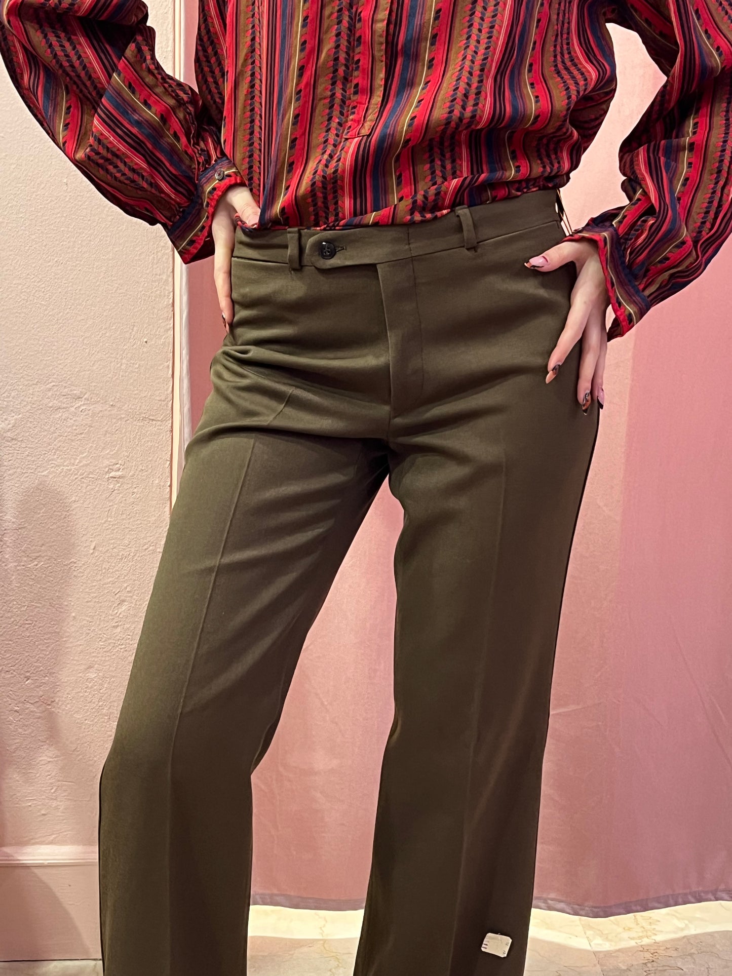 Pantalone verdone anni 70 - Lizzy Vintage