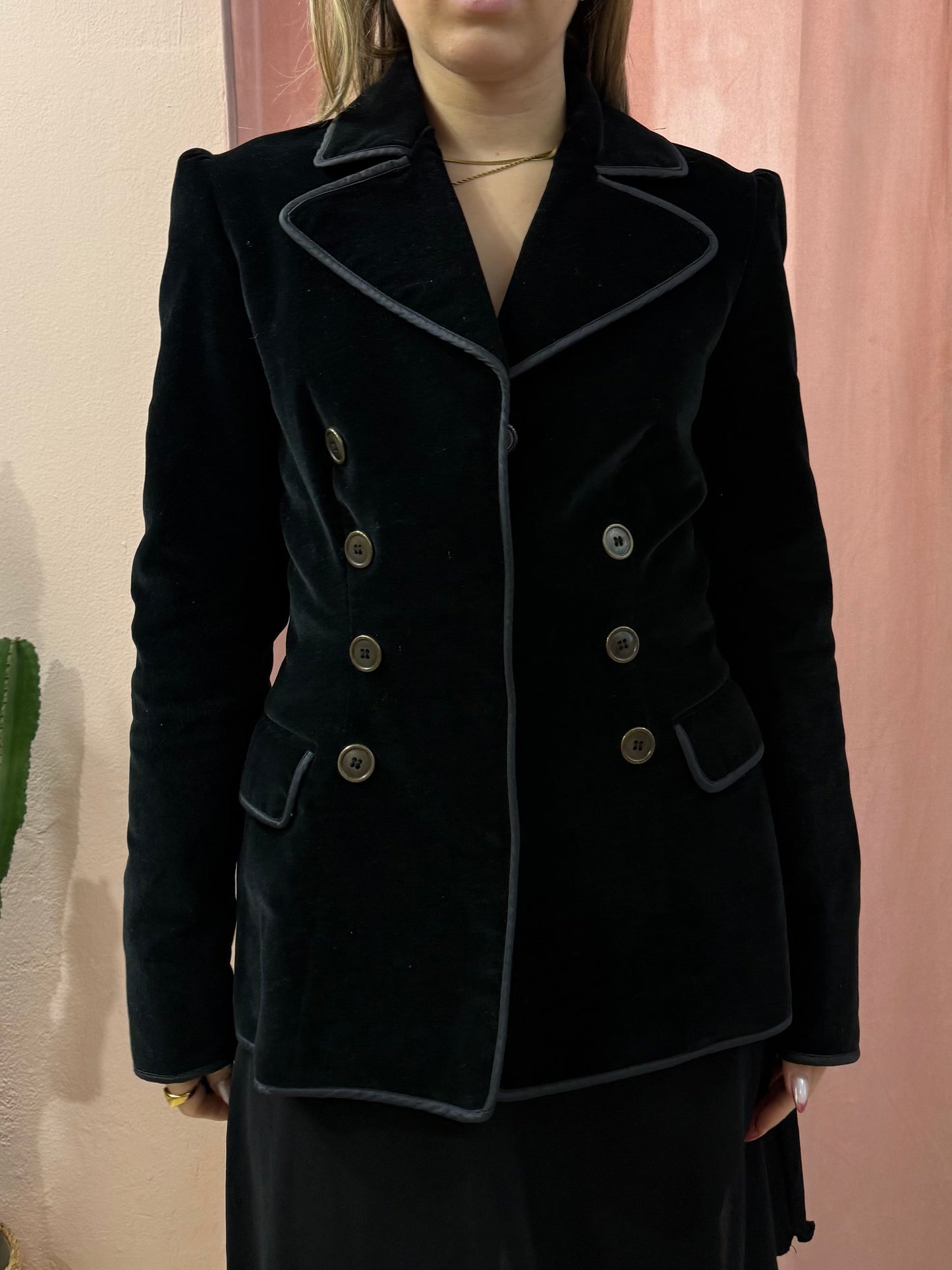 Blazer nero Blumarine