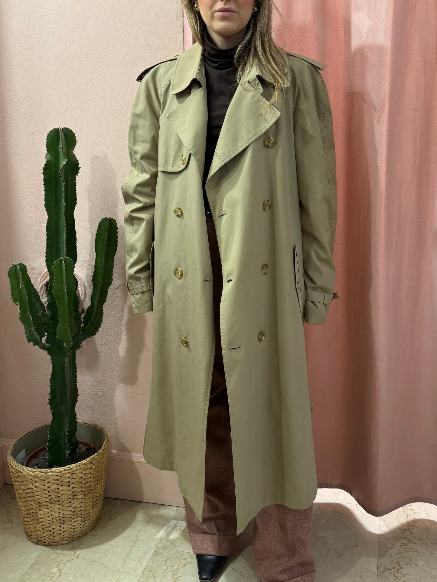 Trench over stile Burberry